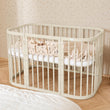 BusyKids MIRACLE rostoucí dětská postýlka 7 v 1 s matrací
