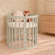 BusyKids MIRACLE rostoucí dětská postýlka 7 v 1 s matrací
