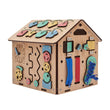 Dřevěný activity board MINI domeček BusyKids
