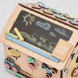 Dřevěný activity board MINI domeček BusyKids