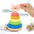 Dřevěná pyramida „Liščátko“ BusyKids [fill:start]