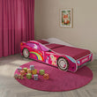 Dětská postel AUTO s grafikou a matrací - 140 x 70 / 160 x 80 cm