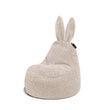 Dětský sedací vak Baby Rabbit – měkká a hebká tkanina FLUFFY