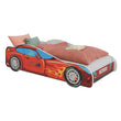 Dětská postel AUTO s grafikou a matrací - 140 x 70 / 160 x 80 cm