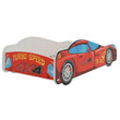 Dětská postel AUTO s grafikou a matrací - 140 x 70 / 160 x 80 cm