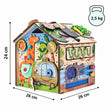 Dřevěný motorický domeček BusyKids – SAFARI