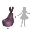Dětský sedací vak Mommy Rabbit – odolná plátěná tkanina POP