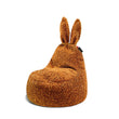 Dětský sedací vak Baby Rabbit – měkká a hebká tkanina FLUFFY