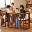 BusyKids MIRACLE rostoucí dětská postýlka 7 v 1 s matrací