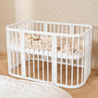 BusyKids MIRACLE rostoucí dětská postýlka 7 v 1 s matrací
