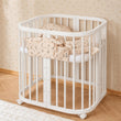 BusyKids MIRACLE rostoucí dětská postýlka 7 v 1 s matrací