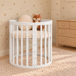 BusyKids MIRACLE rostoucí dětská postýlka 7 v 1 s matrací