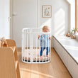 BusyKids MIRACLE rostoucí dětská postýlka 5 v 1 s matrací